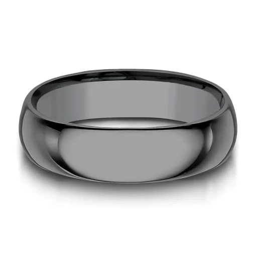 Men's Band In Tantalum, 6.5Mm
