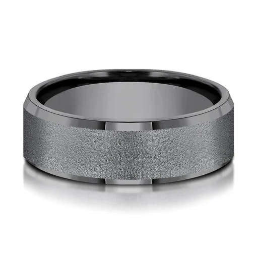 Men's Band In Tantalum, 7Mm
