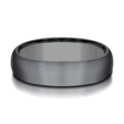 Men's Band In Tantalum, 6Mm