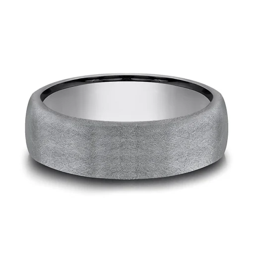 Men's Band In Tantalum, 6.5Mm