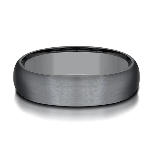Men's Band In Tantalum, 6Mm