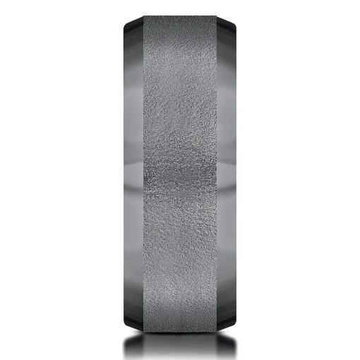 Men's Band In Tantalum, 7Mm