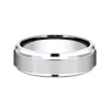 Men's Band In White Cobalt, 6Mm