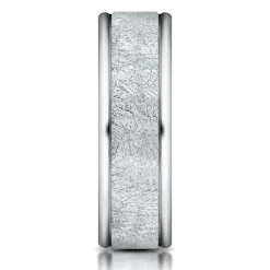 Men's Band In White Cobalt, 6.5Mm