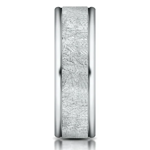 Men's Band In White Cobalt, 6.5Mm