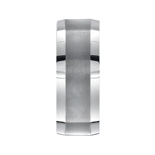 Men's Beveled Edge Band In Titanium