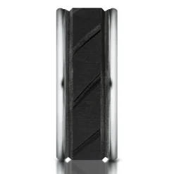 Men's Black Ion-Plated Cobalt Wedding Band, 8Mm