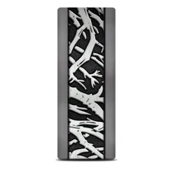 Men's Branch Pattern Band In Tantalum & Black Titanium, 8Mm