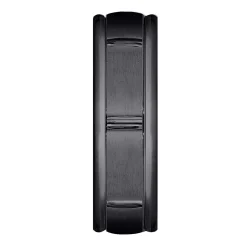 Men's Brick Wedding Band In Black Titanium, 7Mm