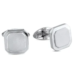 Men's Classic Cufflinks In Sterling Silver