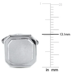 Men's Classic Cufflinks In Sterling Silver
