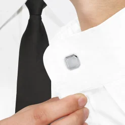Men's Classic Cufflinks In Sterling Silver