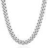 Men's Curb Chain In Stainless Steel, 7.5Mm, 24"