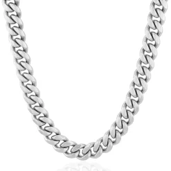 Men's Curb Chain In Stainless Steel, 7.5Mm, 24"