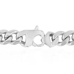 Men's Curb Chain In Stainless Steel, 7.5Mm, 24