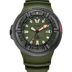 Men's Eco-Drive "Ecozilla" Watch In Black Stainless Steel And Polyurethane