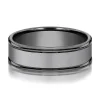 Men's Edge Band In Tantalum, 7Mm