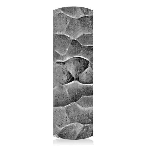 Men's Hammer Finish Band In Tantalum, 6.5Mm