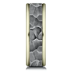 Men's Hammer Finish Band In Tantalum