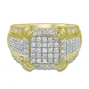 Men's 10K Yellow Gold Ring With Diamonds (1 Ct. Tw.)