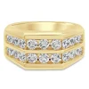 Men's Lab Grown Diamond Band In 10K Yellow Gold (2 Ct. Tw.)