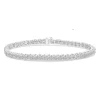 Men's Lab Grown Diamond Tennis Bracelet In 10K White Gold, 8.5" (5 Ct. Tw.)