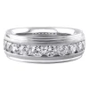 Men's Lab Grown Diamond Wedding Band With Channel Setting (1 1/2 Ct. Tw.)