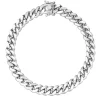 Men's Miami Cuban Bracelet In Sterling Silver