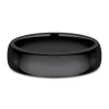 Men's Polished Finish Band In Titanium, 6Mm