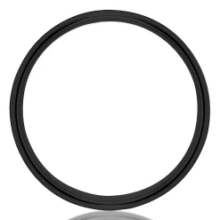 Men's Polished Finish Band In Titanium, 6Mm