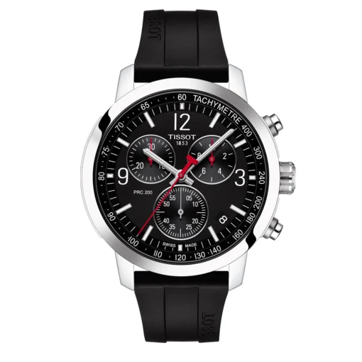 Men's Prc 200 Chronograph Watch In Black