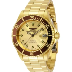 Men's Pro Diver Watch In Yellow Gold-Tone Stainless Steel