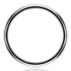 Men's Rosewood Inlay Band In White Cobalt, 8Mm