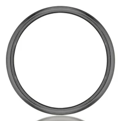 Men's Satin Finish Band In Tantalum, 8Mm