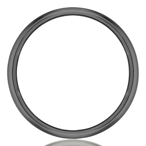 Men's Satin Finish Band In Tantalum, 8Mm