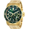 Men's Scuba Pro Diver Watch In Gold-Tone Stainless Steel