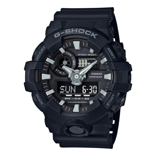 Men's 700-Series Black Resin Watch