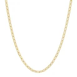 Men's Solid Mariner Chain In 14K Yellow Gold, 1.75Mm, 22"
