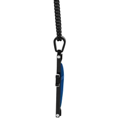 Men's Stainless Steel & Blue Ion-Plated Cross Pendant