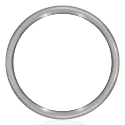 Men's Stone Finish Band In Tantalum, 6Mm