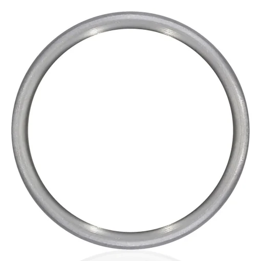 Men's Stone Finish Band In Tantalum, 6Mm