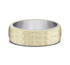 Men's Swirl Finish Band In Tantalum