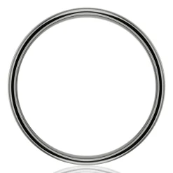 Men's Swirl Finish Band In Tantalum, 8Mm