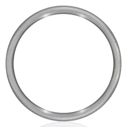 Men's Tantalum Band With Meteorite Pattern, 7Mm