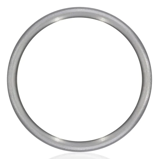 Men's Tantalum Band With Meteorite Pattern, 7Mm