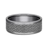 Men's Tantalum Celtic Arrow Knot Band, 7Mm