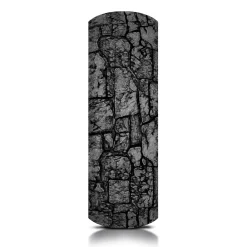 Men's Tantalum Wedding Band With Stone Wall Detail, 6.5Mm