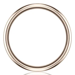 Men's Wedding Band With 14K Rose Gold Inlay In Tantalum, 6.5Mm