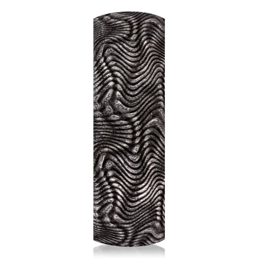 Men's Wedding Band With Snakeskin Pattern In Tantalum, 6Mm
