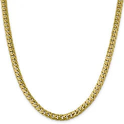 Miami Cuban Chain In 14K Yellow Gold, 24"